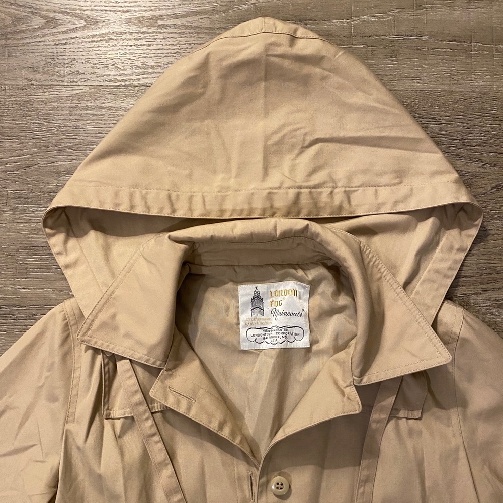 Vintage London Fog Trench Coat - Picture 3 of 6